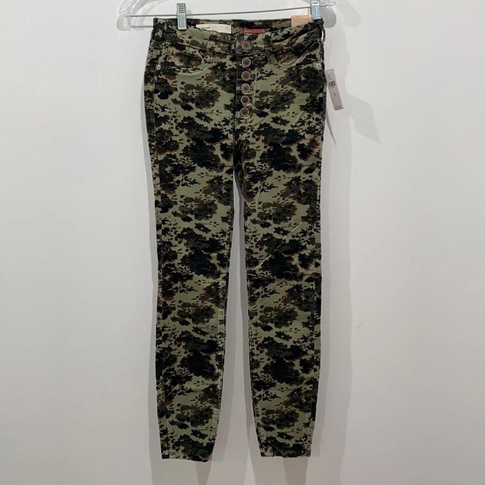 Final Sale👀 No More Low Offers ANTHROPOLOGIE PILCRO HIGH-RISE BUTTON-FLY SKINNY